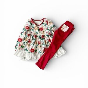 Bella & Omi Ruffle Long Sleeve Set